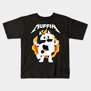 Muffin Bluey Metal Kids T-Shirt